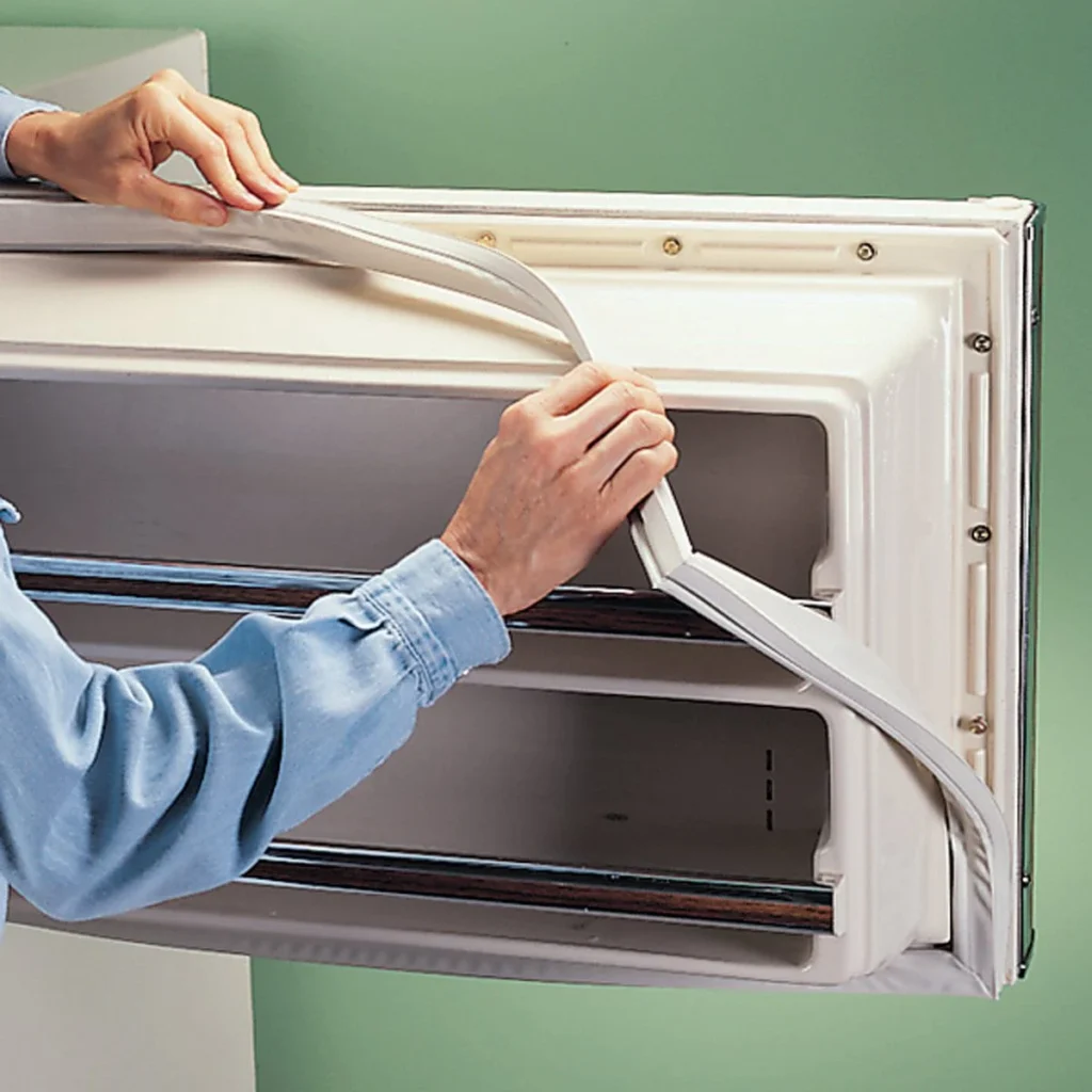 Damaged or Misaligned Door Gasket Damaged or Misaligned Door Gasket